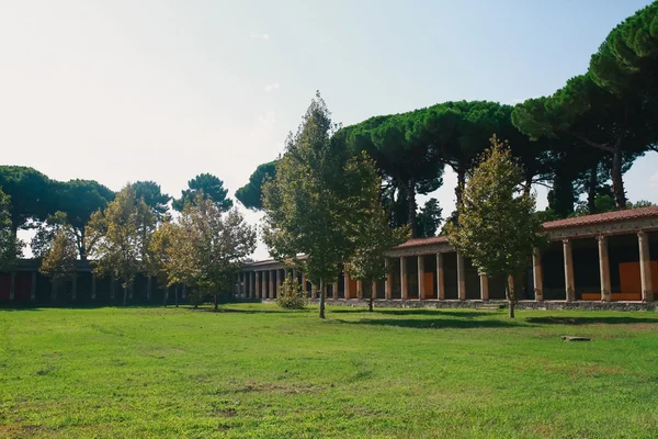 Starověké zříceniny pompejích — Stock fotografie