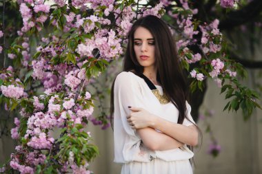 genç kadın oryantal kiraz