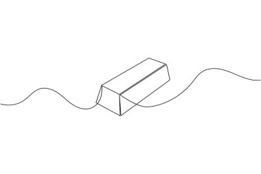 Altın çubuk sürekli finans konsept vektör çizimi