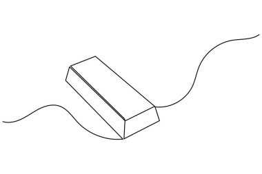 Altın çubuk sürekli finans konsept vektör çizimi