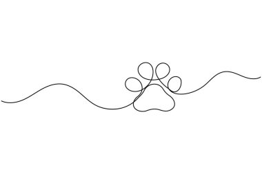 Köpek modern tasarım için minimalist tasarım ana hatları simgesi