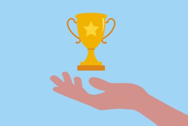 El ele tutuşmanın ve dikkatli bir başarının güçlü bir sembolü olan zafer ganimetini korumanın temsili.