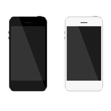 Siyah ve beyaz telefon oluşan ağ