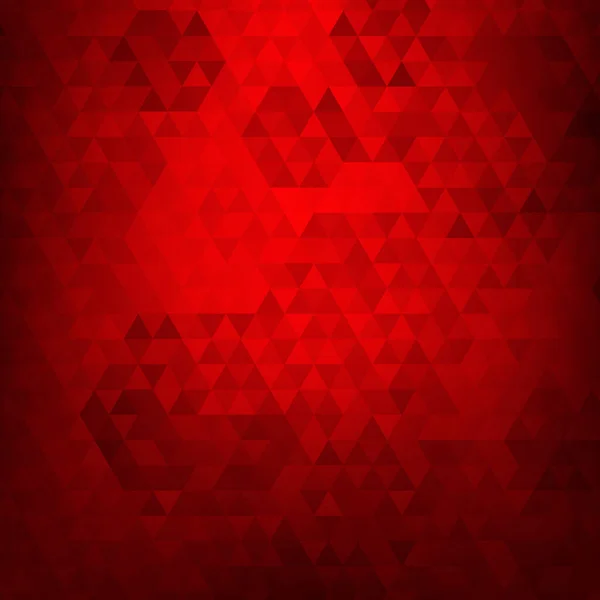 Červené Pozadí Vánoční Pozadí Trojúhelníková Struktura Abstrakt Red Gradient Backdrop — Stockový vektor