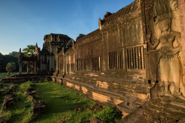 Angkor Wat - arkeolojik park Tapınağı. Kamboçya anıt