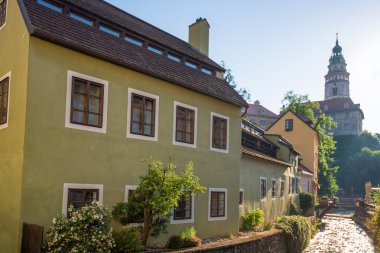 Cesky Krumlov, Çek Cumhuriyeti için çatı görünümü