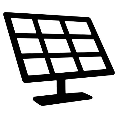 Güneş paneli beyaz arka planda izole edilmiş, sürdürülebilir bir gelecek için güneşten yenilenebilir enerji sağlıyor.