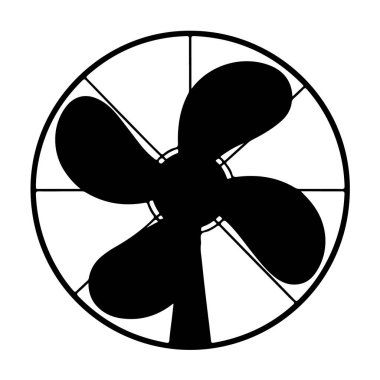 Dört pervaneli bir pervane silueti.