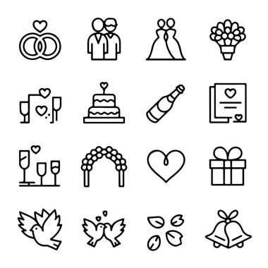 Düğün ve evlilikle ilgili simgeler belirlendi