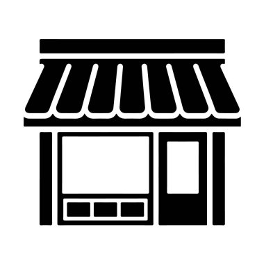 Tenteli küçük bir dükkan veya mağaza tasarımı, tasarım ihtiyaçlarınız için mükemmel