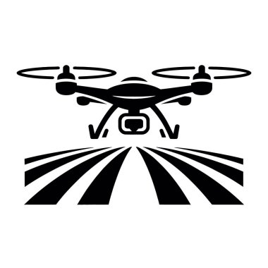 Beyaz arka planda izole edilmiş bir alanda uçan İHA, hava görüntülerini ve tarımsal görüşleri hassasiyetle yakalıyor.