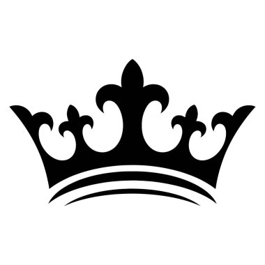 Beyaz arka planda izole edilmiş gücü ve otoriteyi sembolize eden karmaşık detayları olan zarif kraliyet tacı.