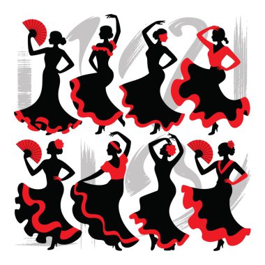 İspanyol dansı, flamenko dansçısı, dans kültürü, moda tarzı.