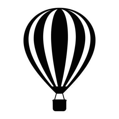 Classic hot air balloon vector. Ballooning adventure air transport travel.
