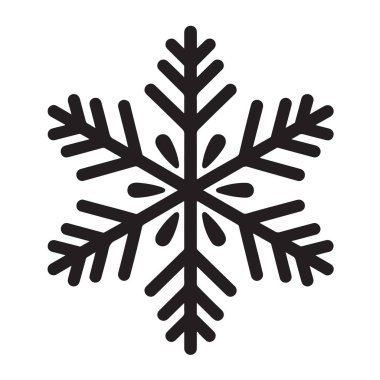 Kar tanesi taşıyıcı kış mevsimi kar süsü Noel grafik tasarımı.