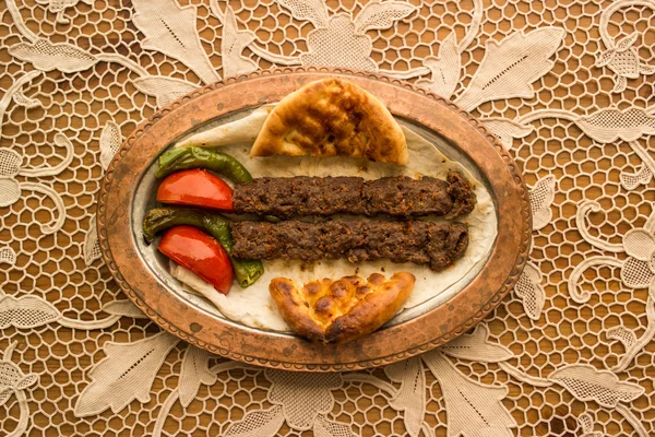 Turca Adana Kebab . — Fotografia de Stock