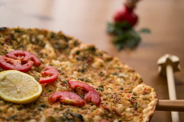 Lahmacun. Pide — Stok fotoğraf