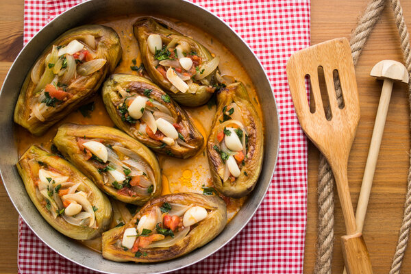 imam bayildi / Turkish traditional eggplant