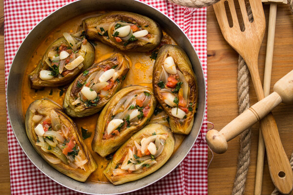 imam bayildi / Turkish traditional eggplant
