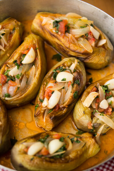 imam bayildi / Turkish traditional eggplant