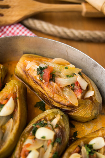 imam bayildi / Turkish traditional eggplant
