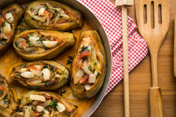 imam bayildi / Turkish traditional eggplant
