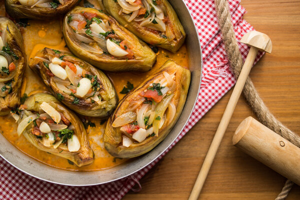 imam bayildi / Turkish traditional eggplant