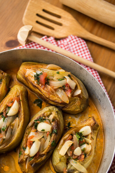 imam bayildi / Turkish traditional eggplant