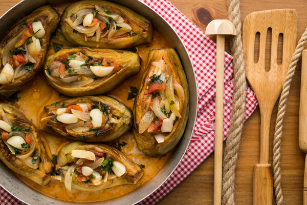 imam bayildi / Turkish traditional eggplant