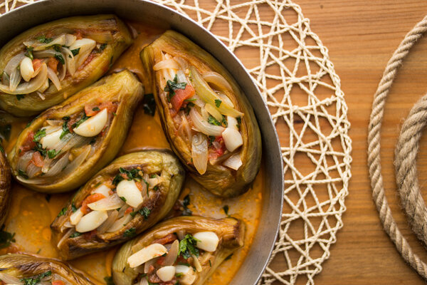imam bayildi / Turkish traditional eggplant