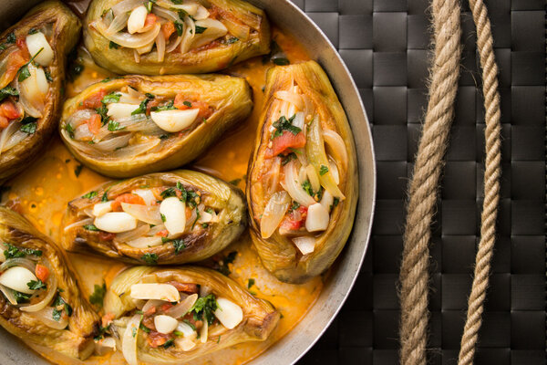 imam bayildi / Turkish traditional eggplant