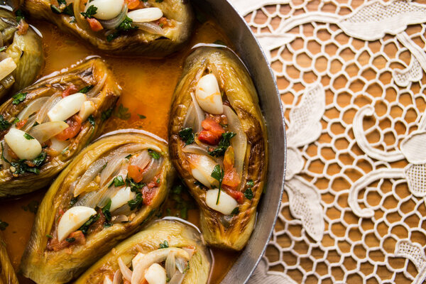 imam bayildi / Turkish traditional eggplant