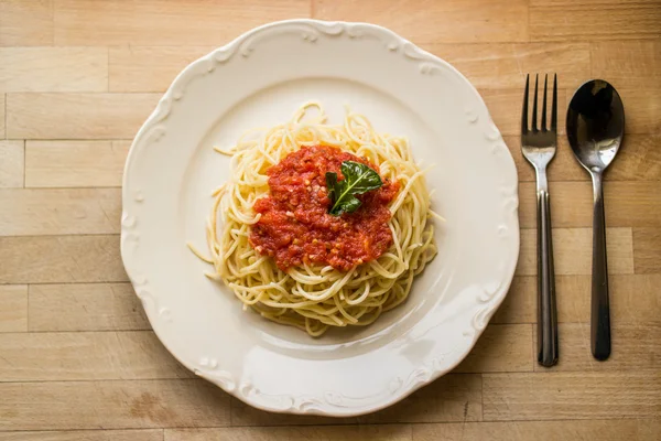 Espaguetis Boloñesa / Comida italiana — Foto de Stock