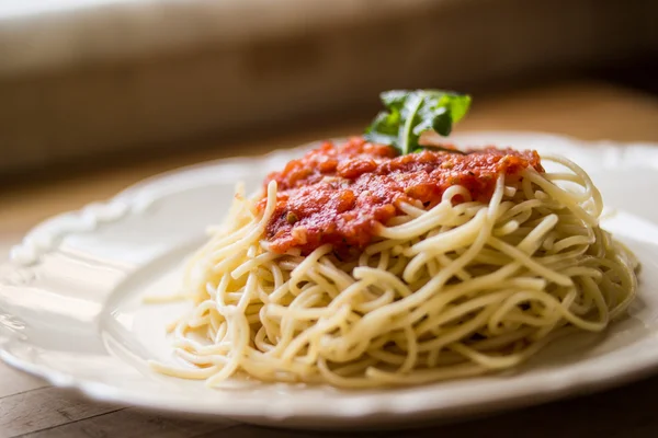 Espaguetis Boloñesa / Comida italiana —  Fotos de Stock