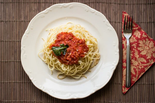 Espaguetis Boloñesa / Comida italiana —  Fotos de Stock