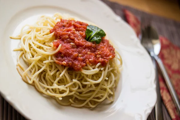 Espaguetis Boloñesa / Comida italiana —  Fotos de Stock
