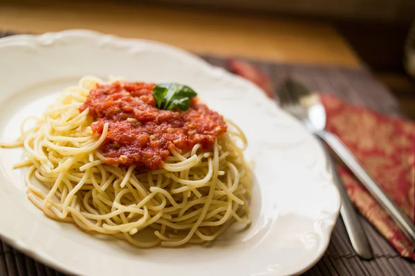 Espaguetis Boloñesa / Comida italiana —  Fotos de Stock