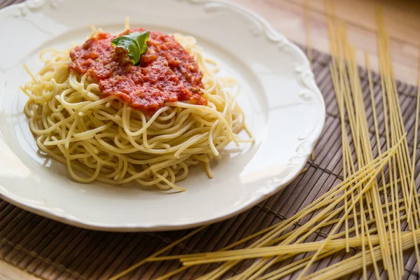 Espaguetis Boloñesa / Comida italiana — Foto de Stock