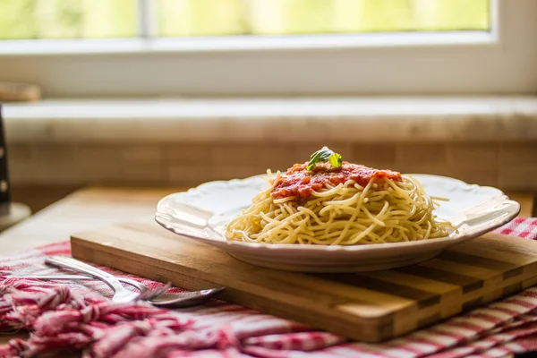 Espaguetis Boloñesa / Comida italiana — Foto de Stock