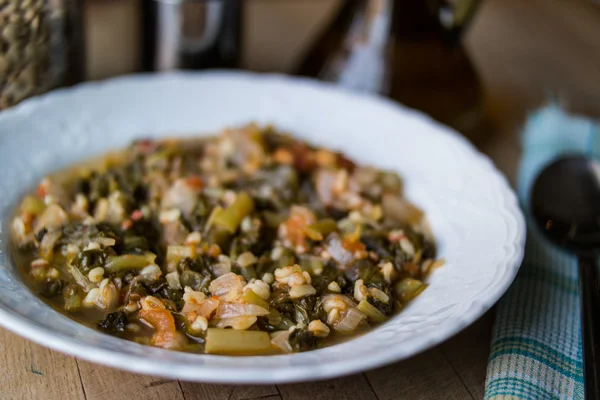 Comida tradicional turca Purslane / Semizotu . — Fotografia de Stock