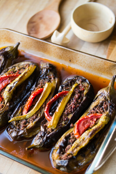 Karniyarik / Turkish Traditional food.