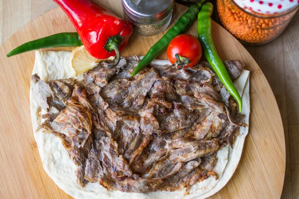 Török hagyományos Döner része — Stock Fotó