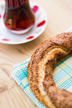 Simit çay / simit.