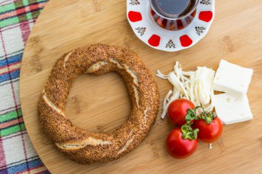 Simit çay / simit.