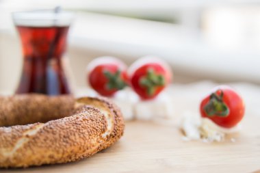 Simit çay / simit.