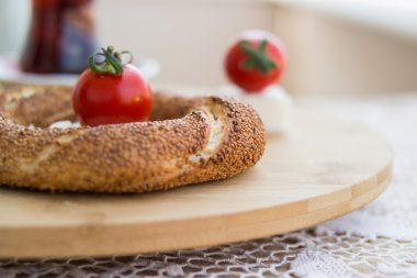 Simit çay / simit.