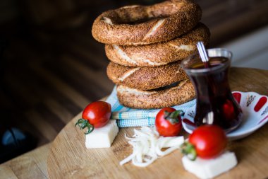 Simit çay / simit.