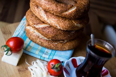 Simit çay / simit.