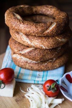 Simit çay / simit.