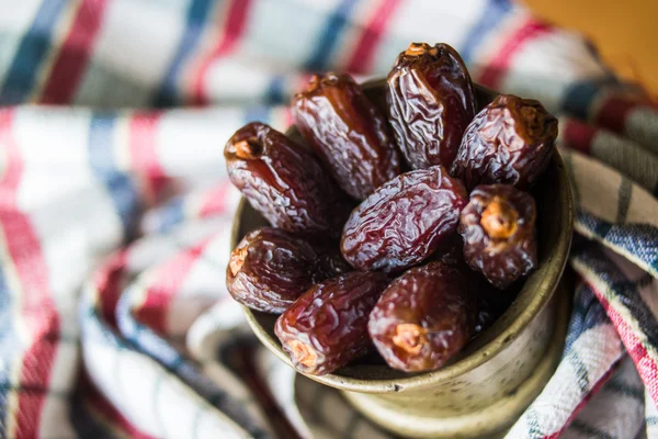 Buah kurma kering / makanan Medjool / Ramadhan . — Stok Foto